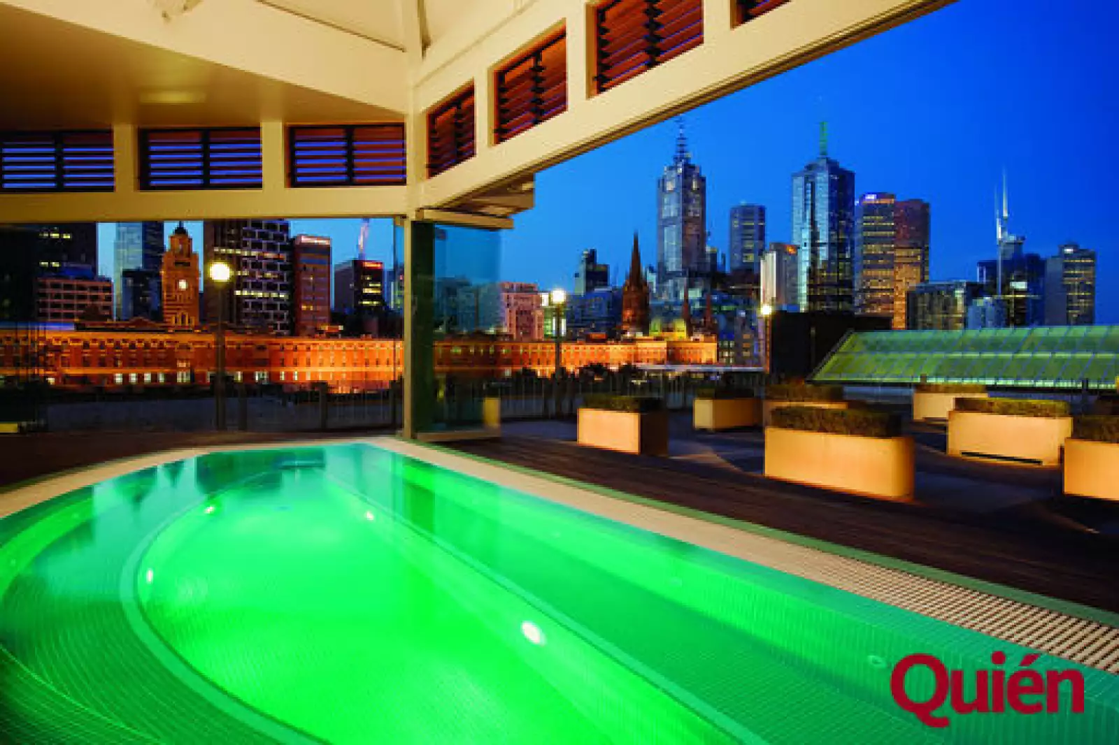 Alberca del Hotel Langham