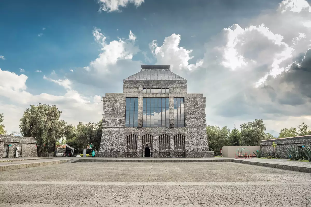 Front,View,Of,The,"diego,Rivera,Anahuacalli",Museum,In,Coyoacan