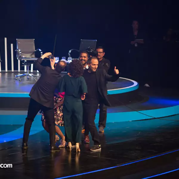 Emanuel Lubezki, Alfonso Miranda y Natalia Rincón
