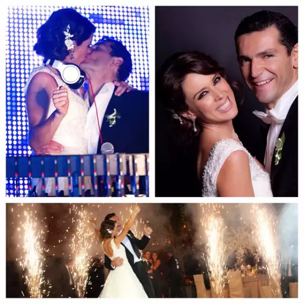 La conductora compartió fotos del día de su boda por motivo de su tercer aniversario.