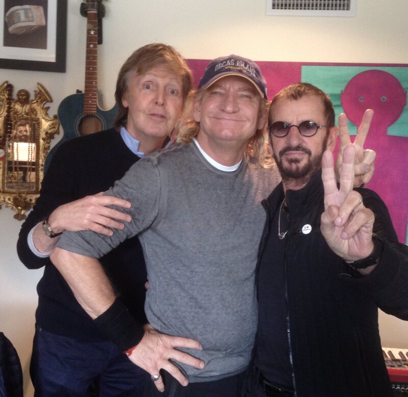 Ringo Starr y Paul McCartney
