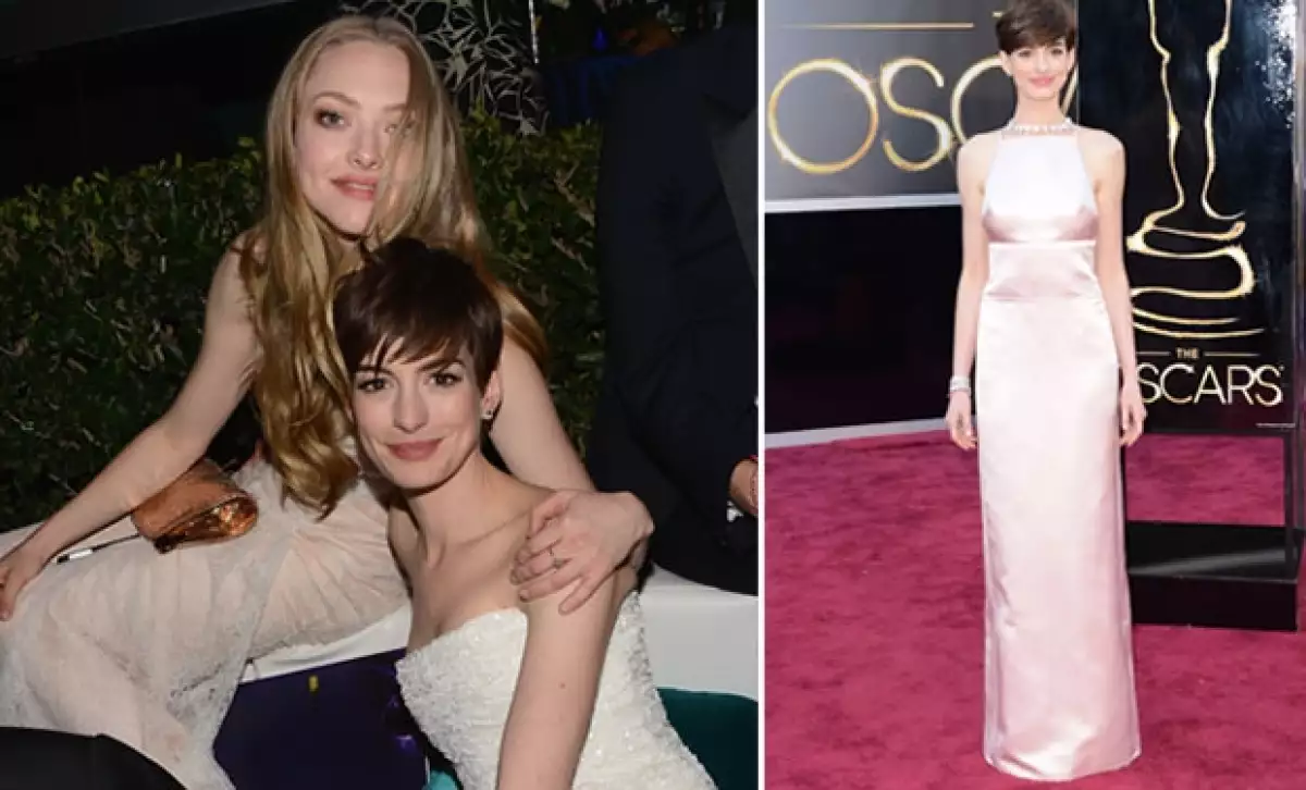 En medio de varios rumores sobre los motivos que hicieron que durante los Oscar, Anne Hathaway se cambiara vestido de último minuto, Amanda manifestó su cariño por su coestrella.