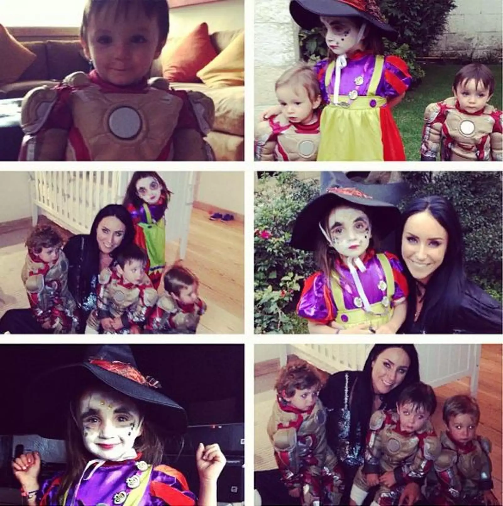 En Halloween no se pierden la oportunidad de disfrazarse para pedir dulces.