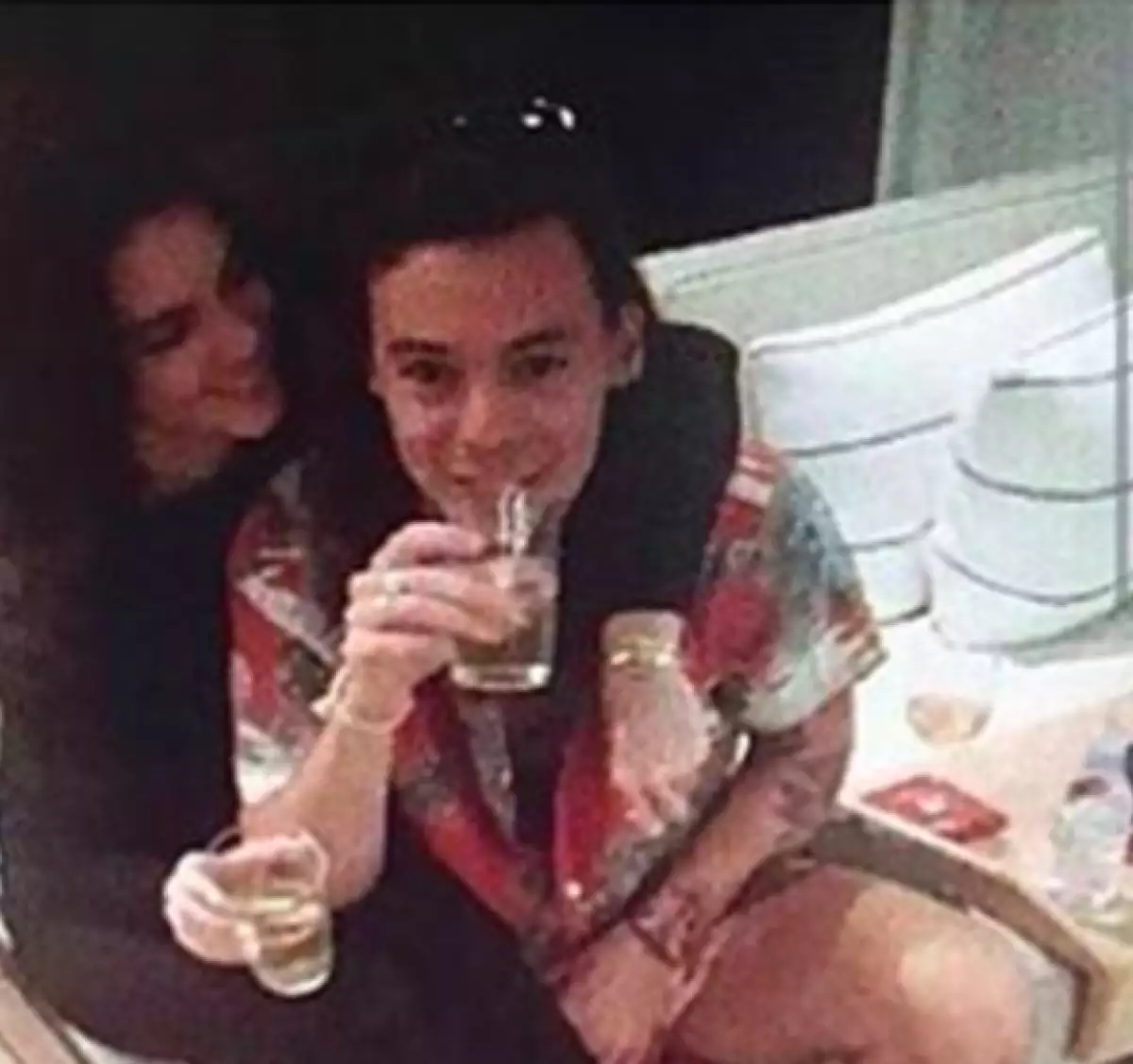 Parece que también disfrutaban de shots.