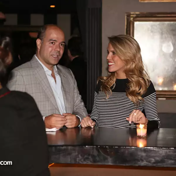 Juan Antonio Pérez Simón y Andrea Mirabent