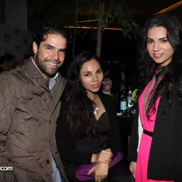 Fernando Ochoa, Harumi Escárcega y Anie Catalán