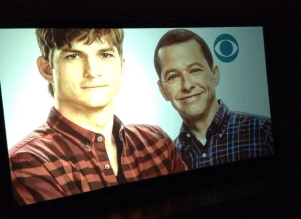 El actor publicó está imagen con ofesas hacia Kutcher.