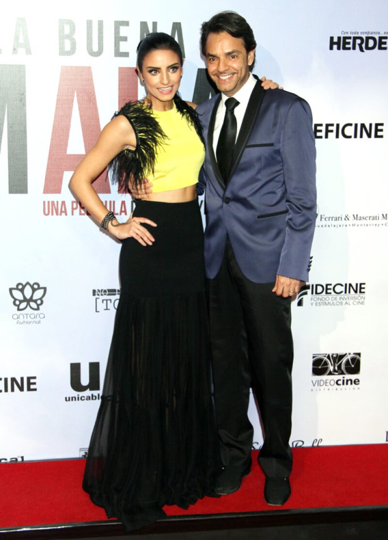 El comediante Eugenio Derbez con su hija Aislinn.