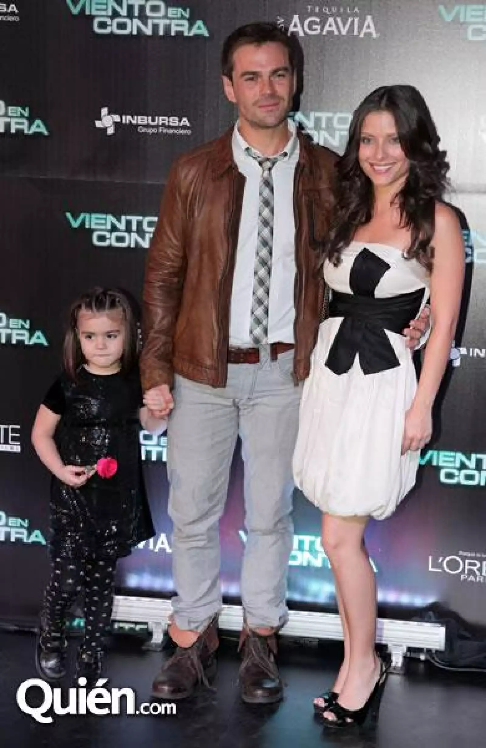 Héctor Arredondo con su familia.