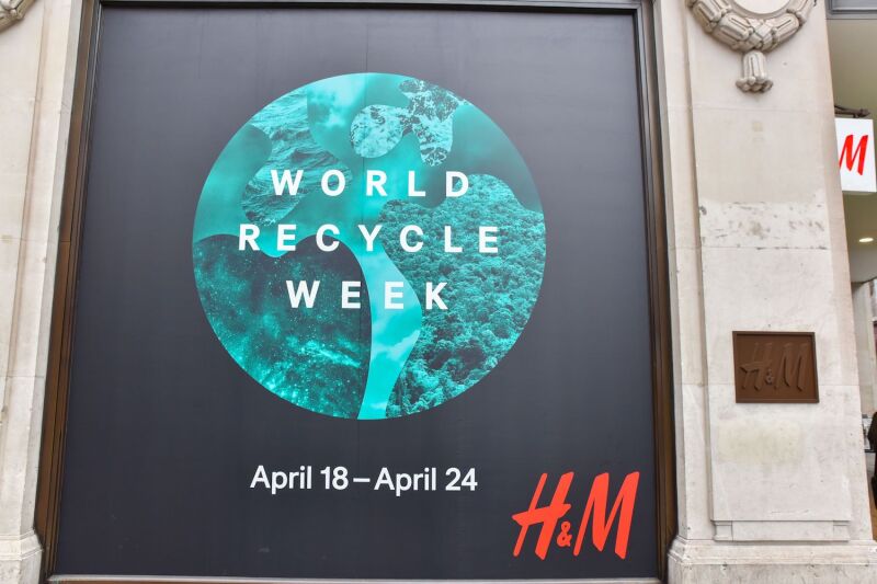 World Recycle Week at H&M, London, Britain - 18 Apr 2016