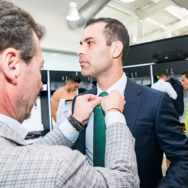 Ermenegildo Zegna acompaña a la Selección Nacional