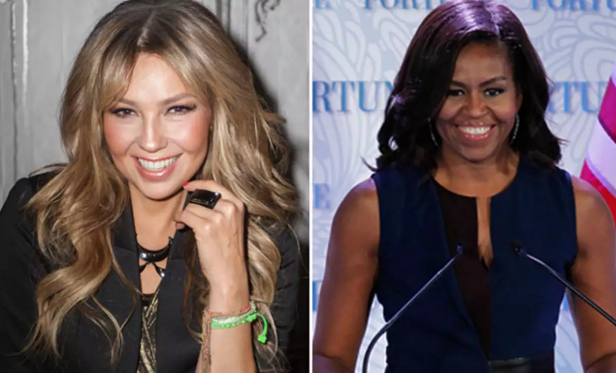 La cantante confesó que le gustaría algún día vestir a la esposa de Barack Obama con uno de los diseños de su nueva colección de ropa.