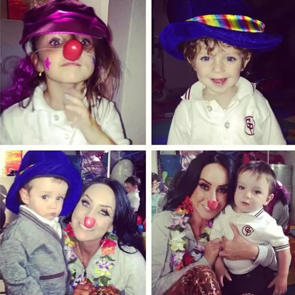 Inés aprovecha cada instante junto a sus pequeños.