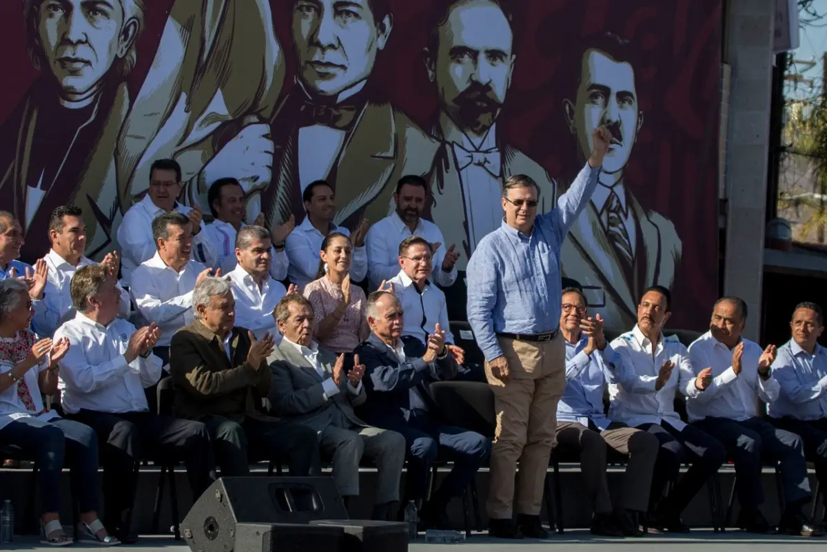 El precandidato.
