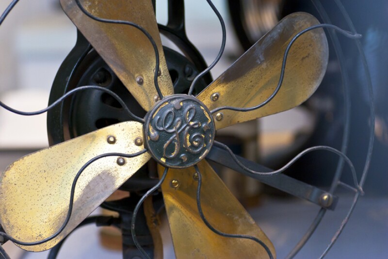Antique Electric Fan General Electric 1905