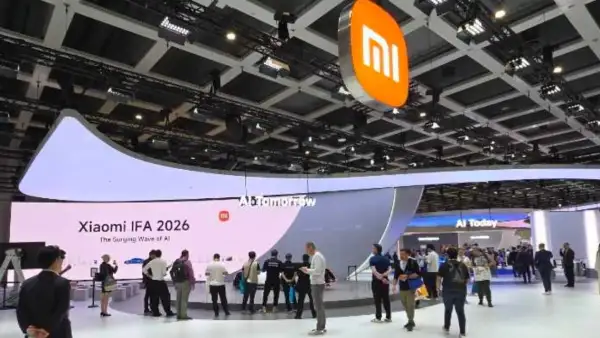 Vista del booth principal de Xiaomi en IFA, Berlín, 2026, donde se presenta por primera vez en su historia.