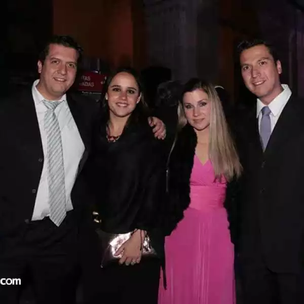 Alfredo Arcos,Sofía Franco,Karla González y Ramón Arcos