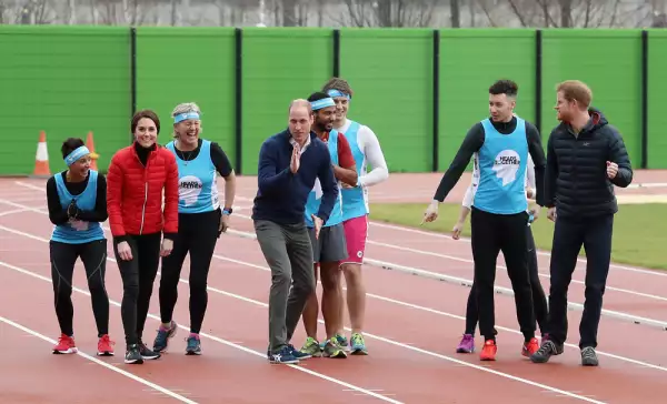 William, Kate middleton y el príncipe Harry
