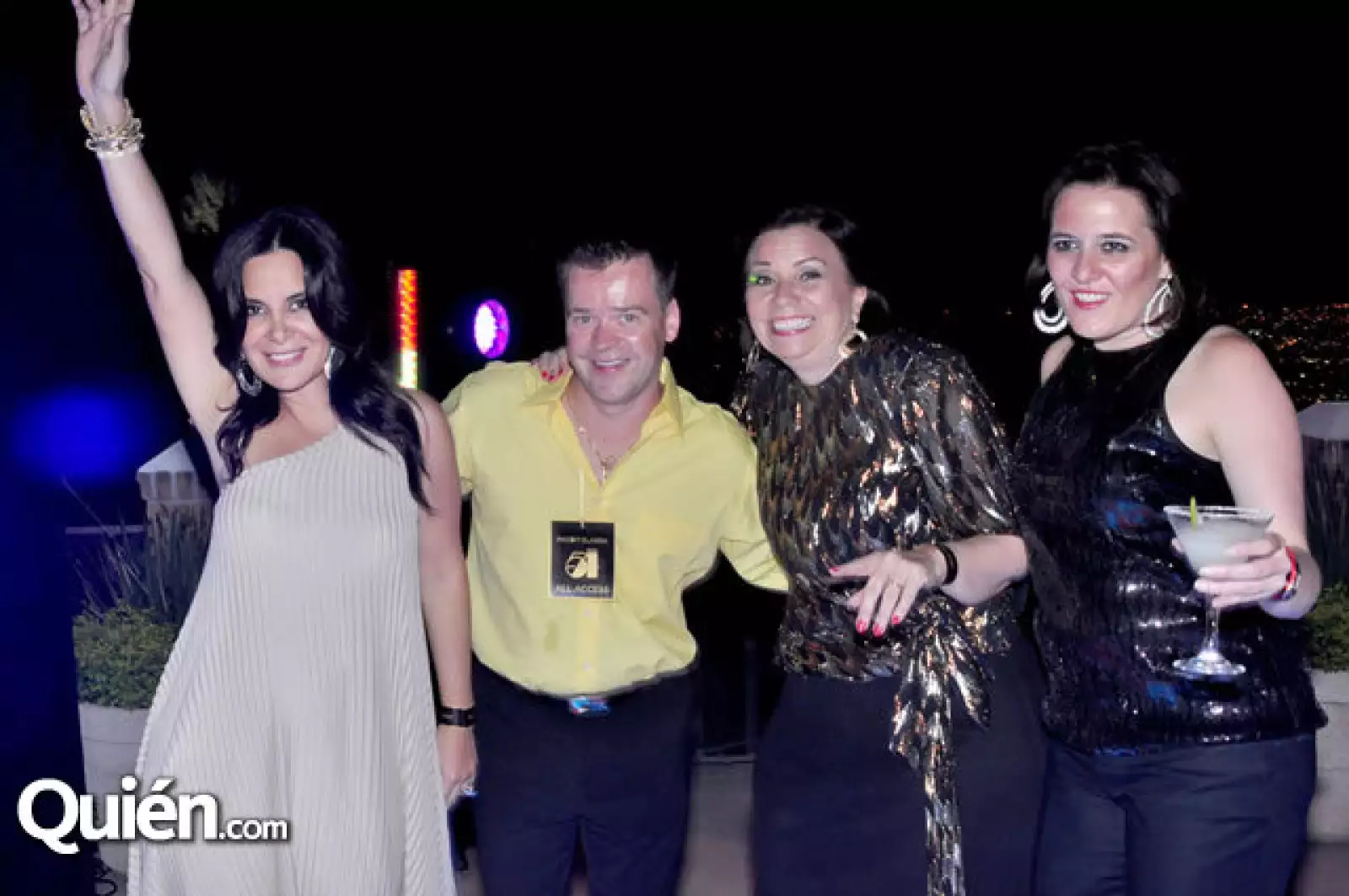 Rebeca Solano, Pepe Medellín, Luly Garza y Susana Natera