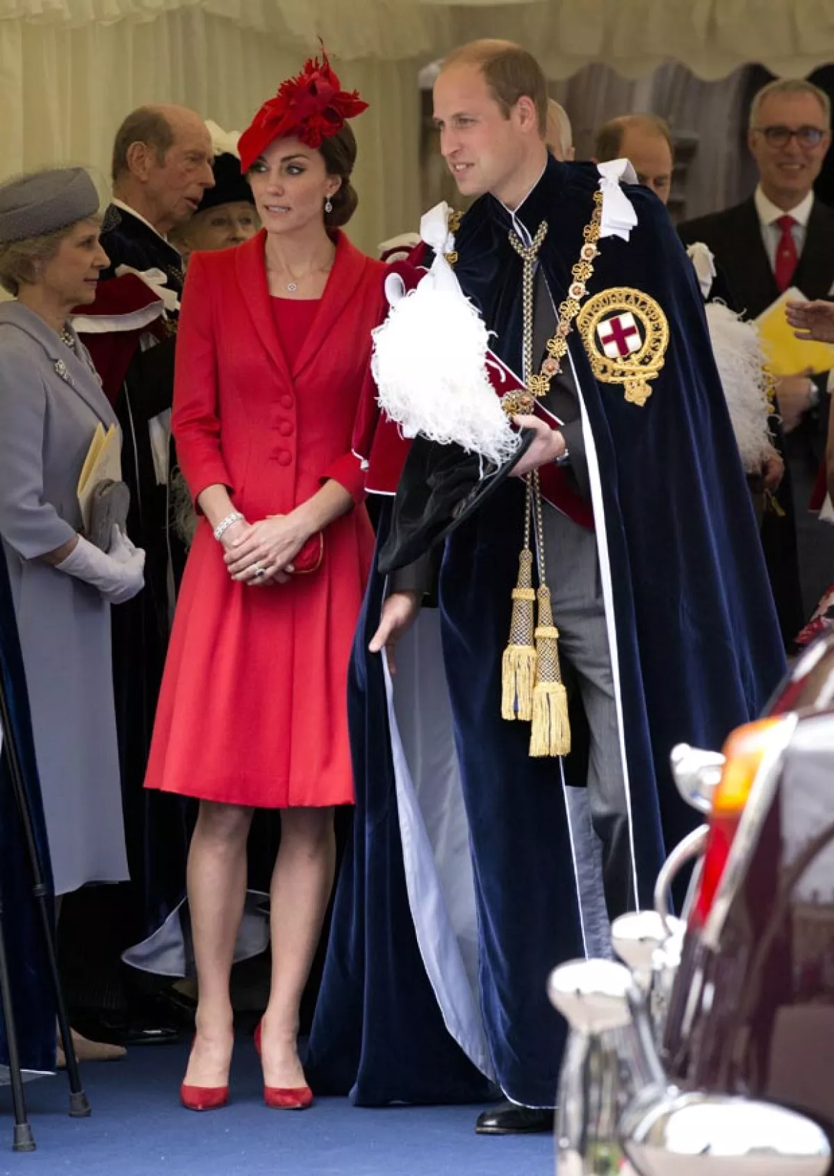 Kate y William asistieron a la ceremonia anual de Order of the Garter en el castillo de Windsor.