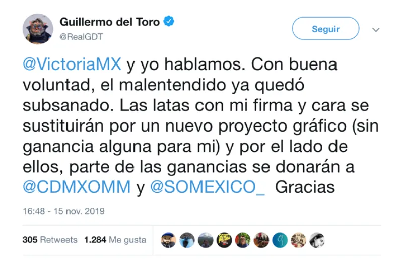 Twitter de Guillermo del Toro