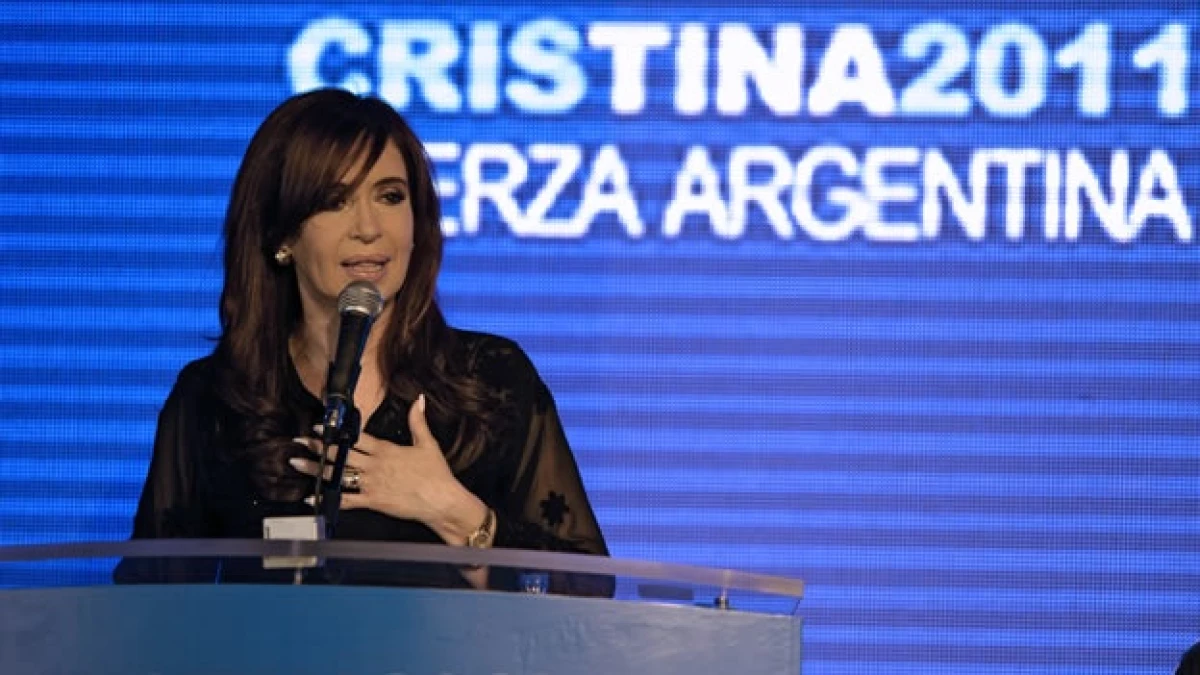La presidenta argentina impulsa su campaña
