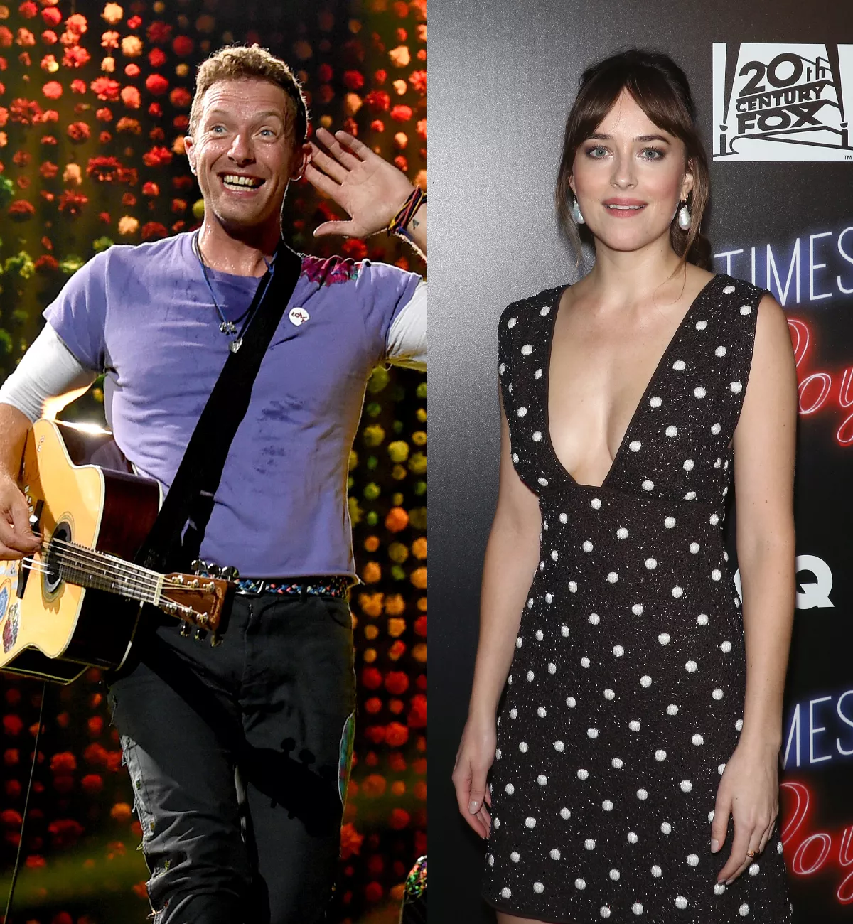 Dakota Jhonson Chris Martin