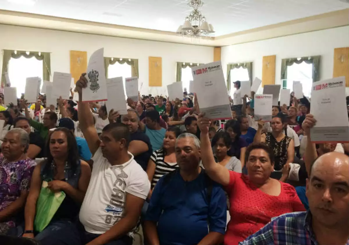 RAN entrega títulos de propiedad en Michoacán