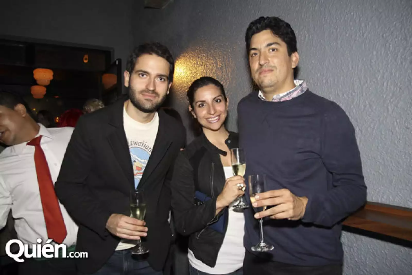 Curro Borrego con Brenda y Eduardo Sarabia