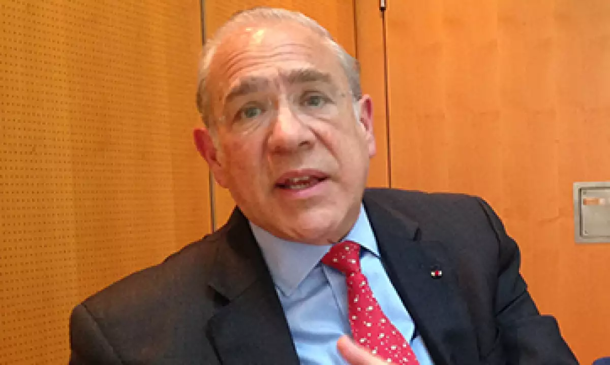 Gurría dice que entre sus retos al frente de la OCDE está recuperar el crecimiento. (Foto: Carmen Luna)
