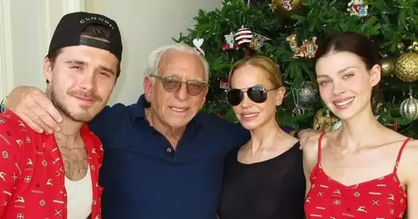Brooklyn Beckham, Nelson Peltz, Claudia Heffner Peltz y Nicola Peltz