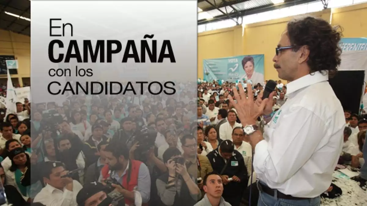 en campaña con Gabriel Quadri