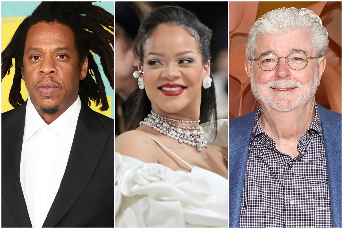 Jay-Z, Rihanna y George Lucas