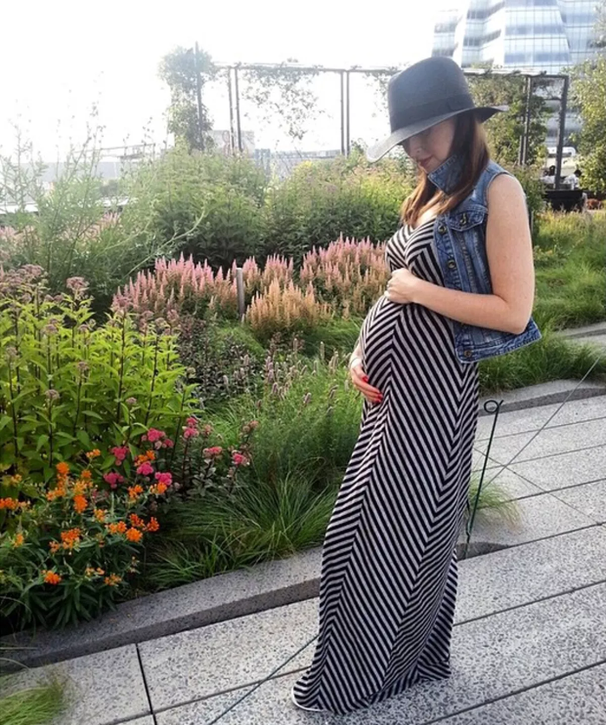 Andrea Torre, una fashionista mom to be en Nueva York.