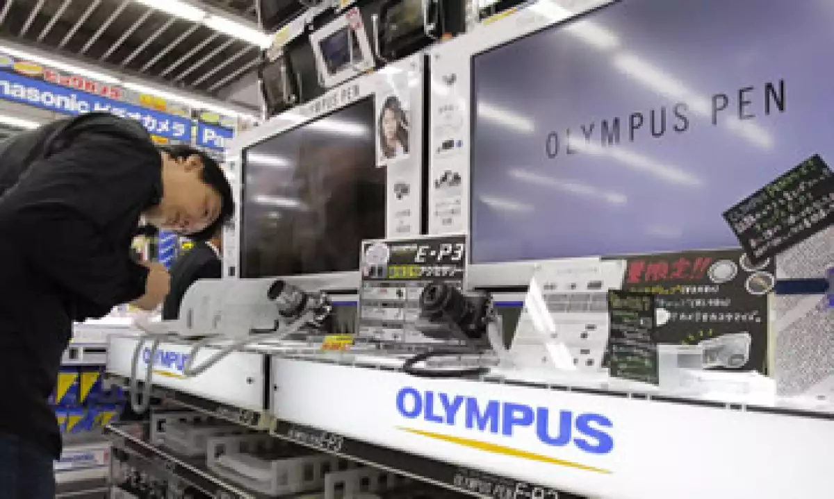 Olympus asegura que las pérdidas relacionadas con el escándalo equivalen a 1,100 mdd. (Foto: AP)