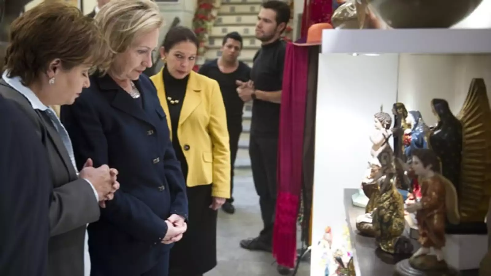 Clinton - de compras