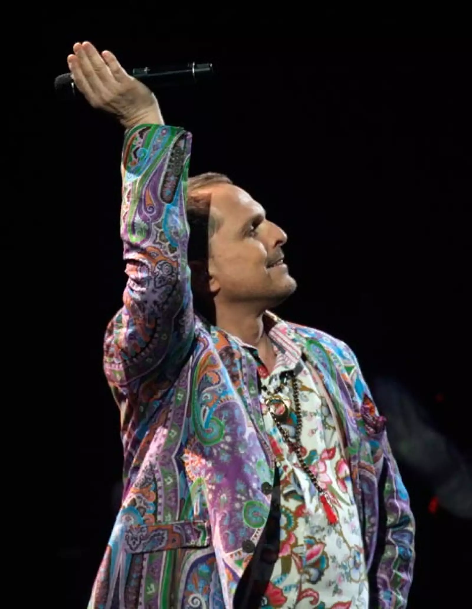 2013. 57 años. Durante su gira `Papitwo´.