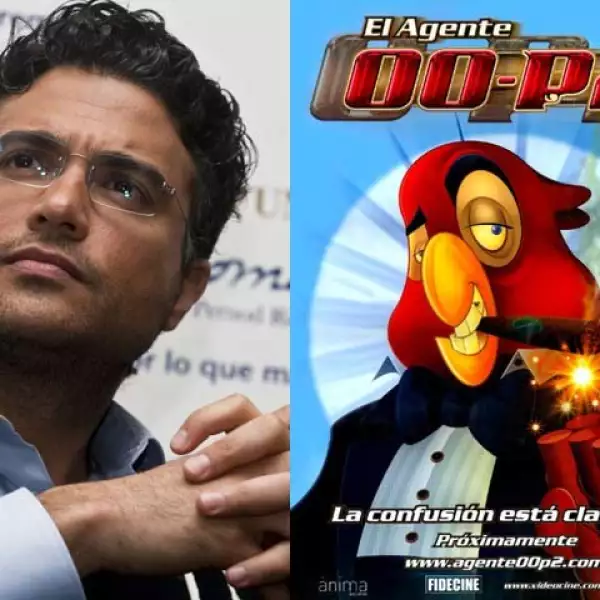 Jaime Camil se convirtió en el guacamayo Tambo Macaw, en la película Agente 00-P2