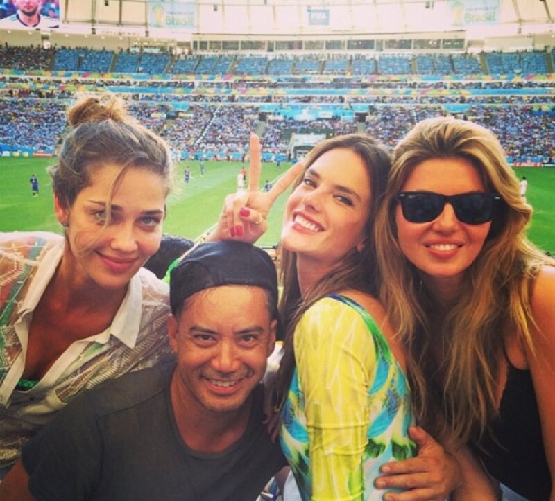 Alessandra, una de las fanáticas más vista en este Mundial.
