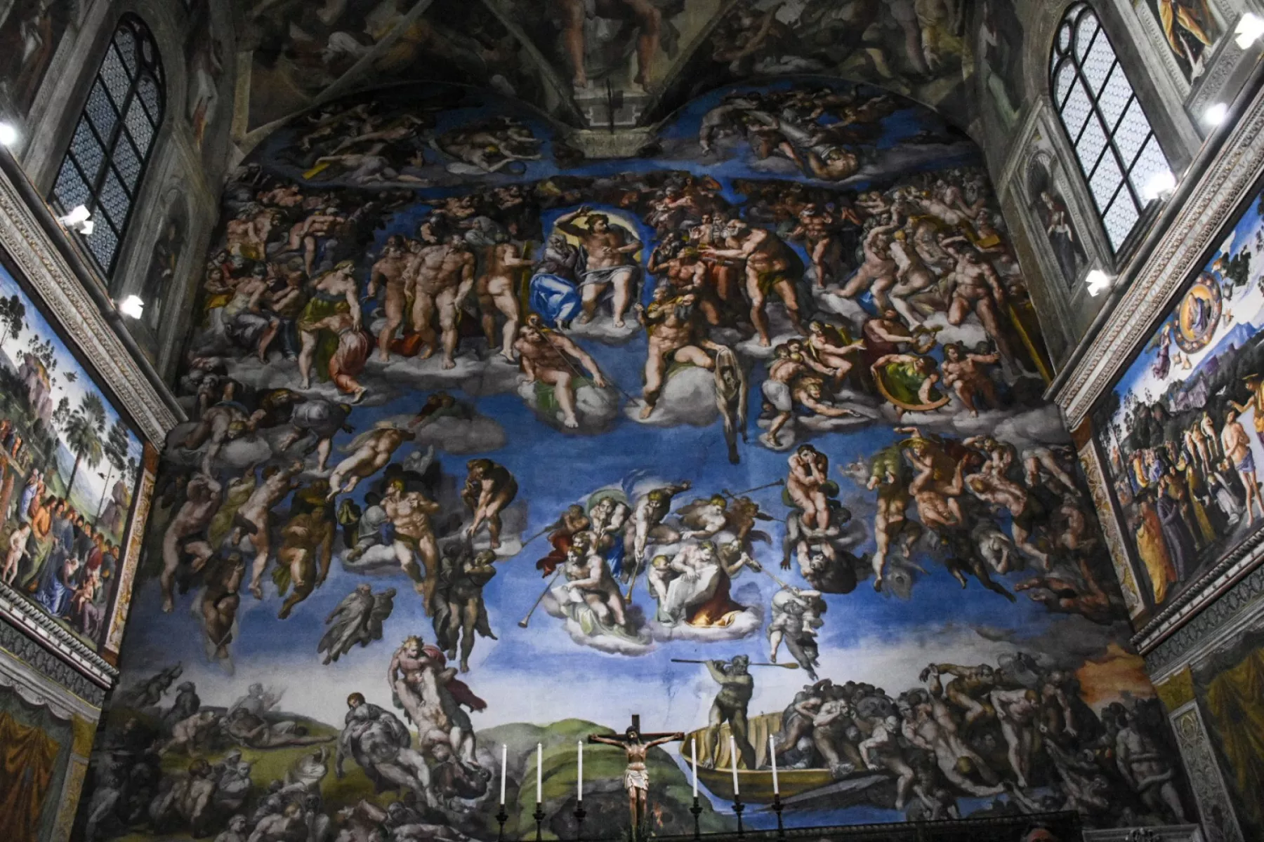 Capilla Sixtina en el Vaticano. Habrá una réplica en CDMX en abril. 