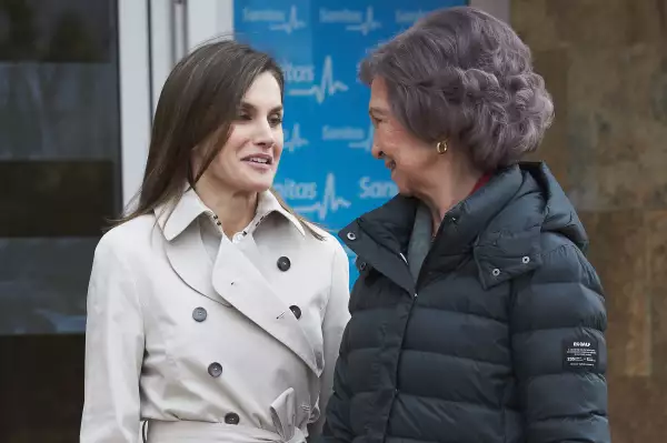 Reina Sofía y Letizia