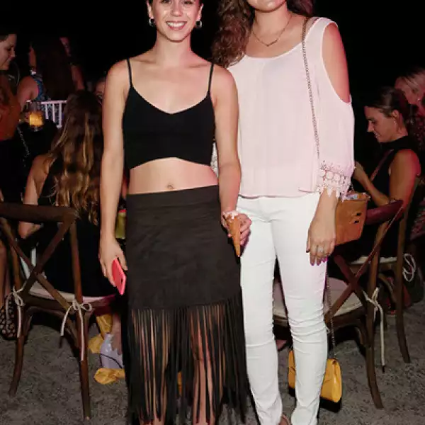 Mariel López y Geraldine Romero