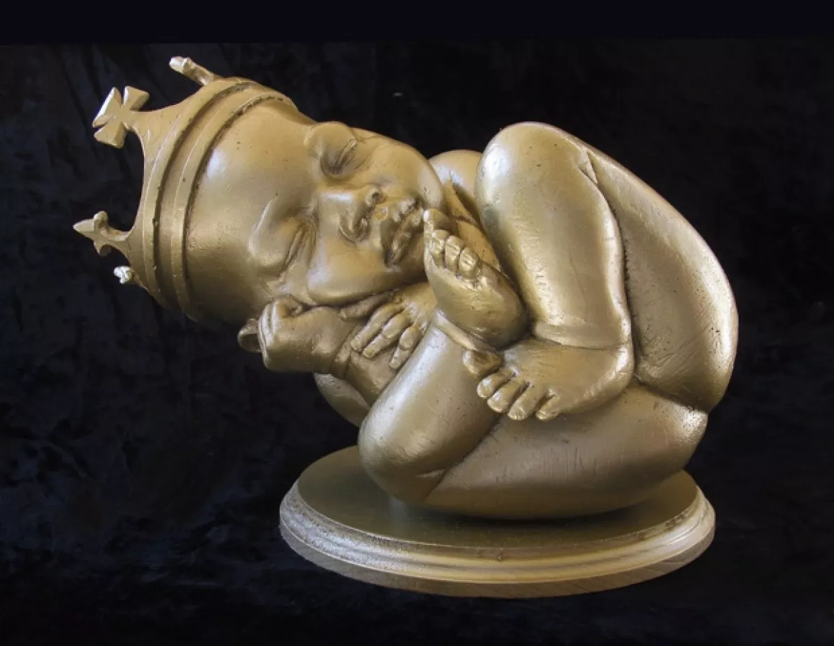 Así luce la escultura.