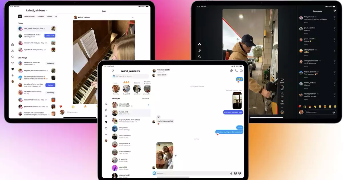 Instagram en iPad