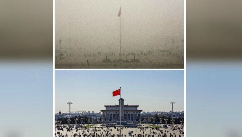 Los cielos se aclararon el pasado 3 de diciembre, pero las autoridades ambientales chinas pronostican que la polución empeore este martes.