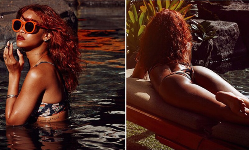 Estas imágenes causaron revuelo en las redes sociales y sitios internacionales, debido al gran cuerpo y sensualidad de Riri.
