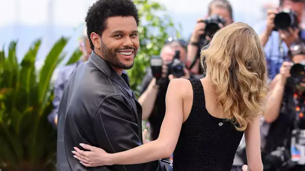 Lily Rose y The Weeknd en el Festival de Cine de Cannes