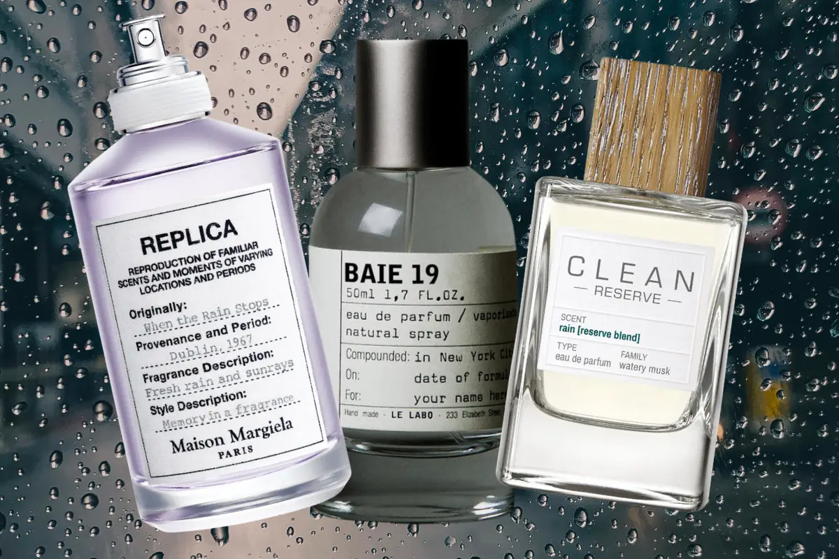 Perfumes que huelen a lluvia