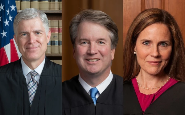Trump, McConnell and other key figures in the rollback of the right to abortion in the US Trump's Judges