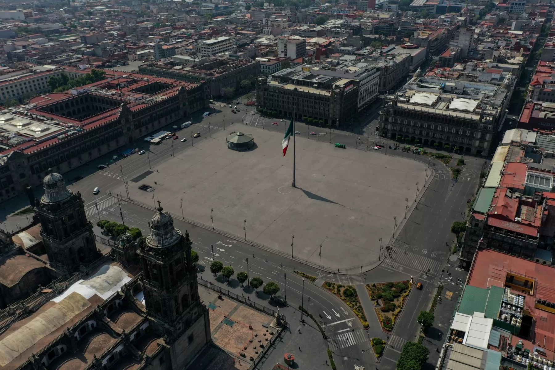Zócalo contra el coronavirus
